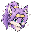 Lilac Sakura Katana Cursor Pointer