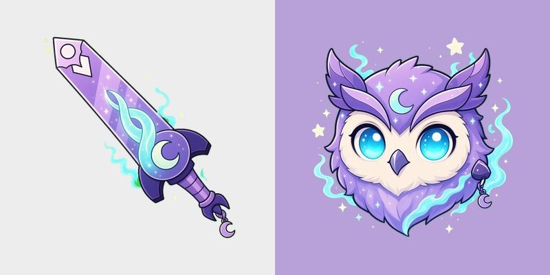 Lilac Spirit Blade Cursor