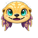 Lilac Tide Trident Cursor Pointer