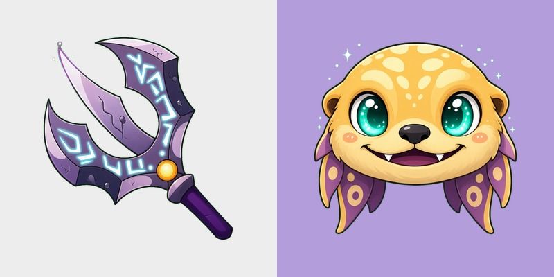 Lilac Tide Trident Cursor