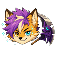 Lilac Void Scythe Cursor Pointer