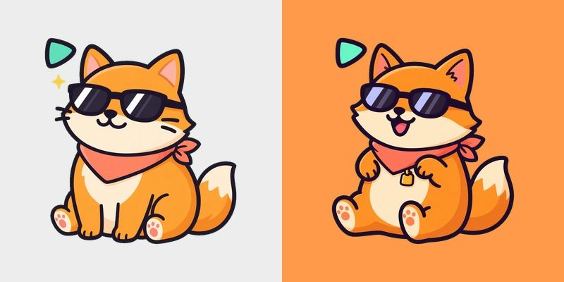 Mango Fox Shades Cursor