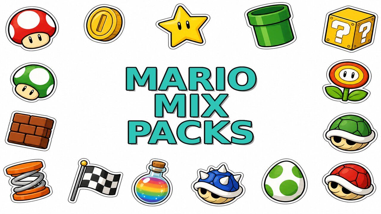 Super Mario Mix Packs - Custom cursor collection preview