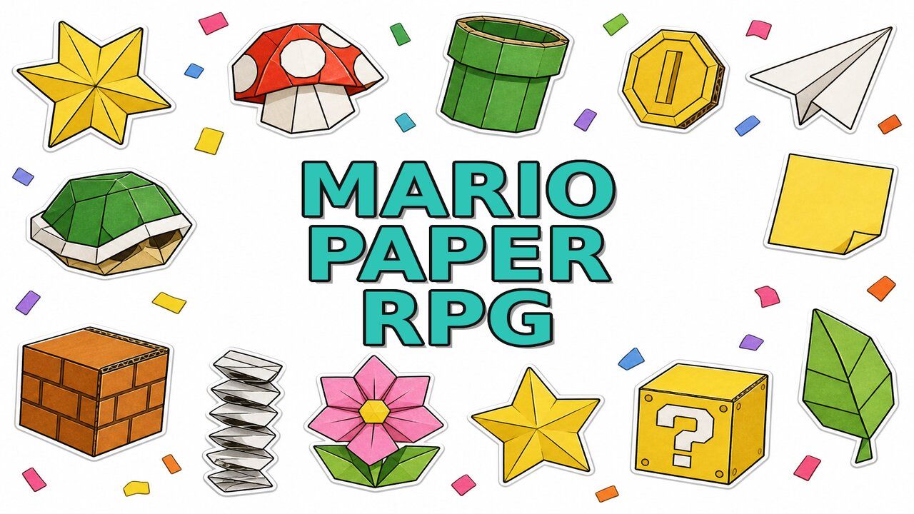 Super Mario Paper RPG - Custom cursor collection preview