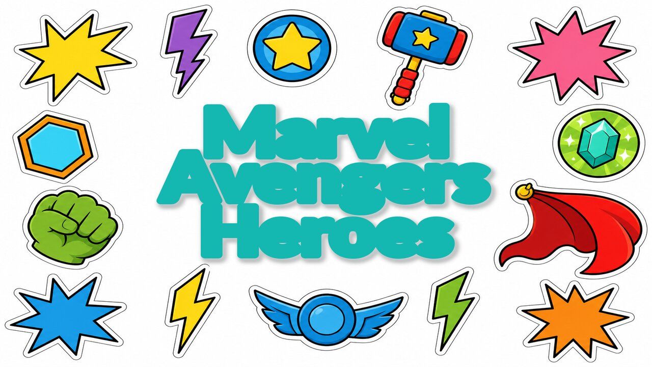 Marvel Avengers Heroes - Custom cursor collection preview