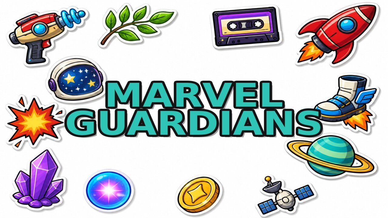 Marvel Guardians - Custom cursor collection preview