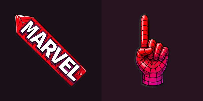 Marvel Spider-Man and Logo