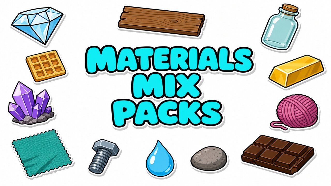 Materials Mix Packs - Custom cursor collection preview