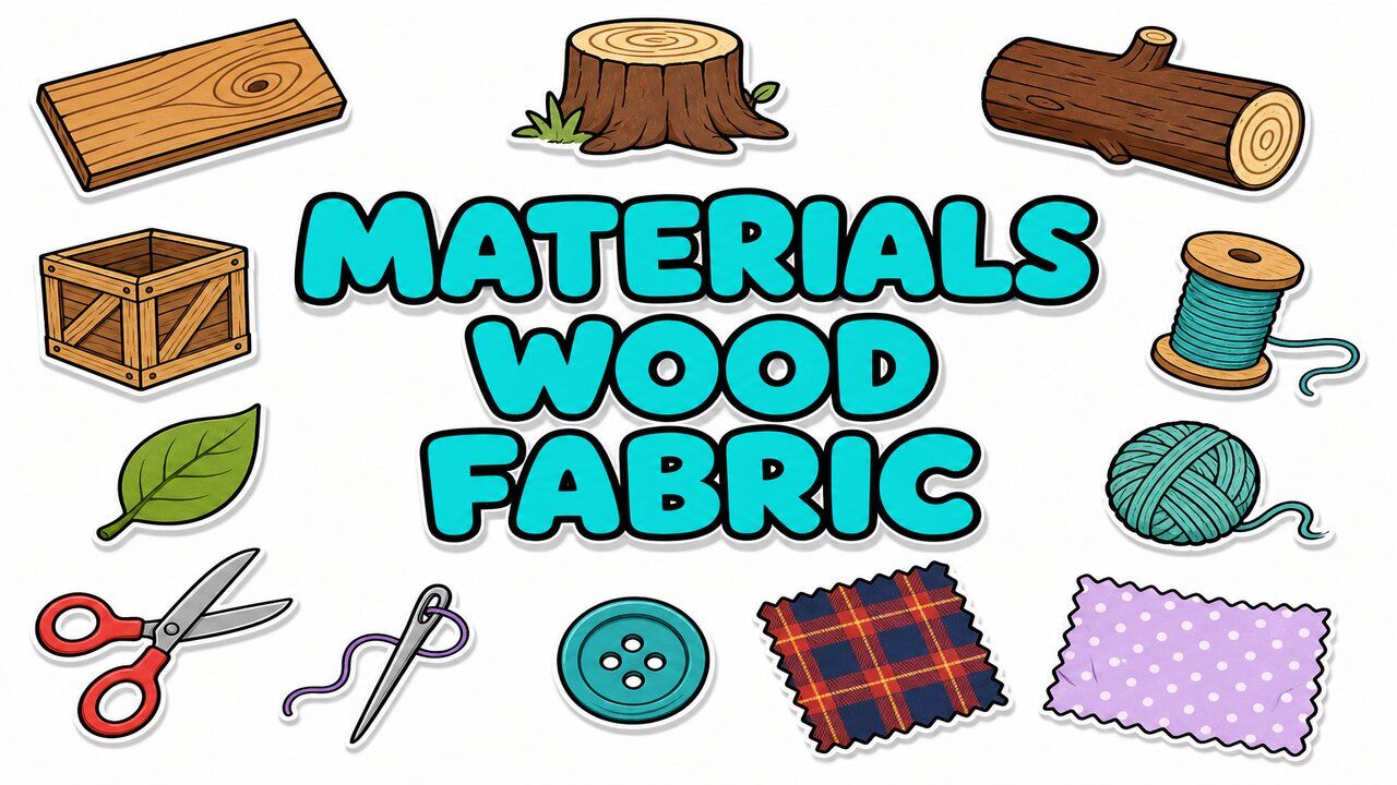 Materials Wood & Fabric - Custom cursor collection preview