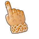 McDonalds Caramel Apple Pie Coffee Glass Pointer