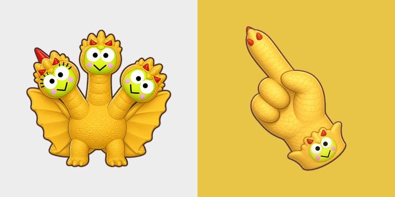 McDonalds Keroppi King Ghidorah