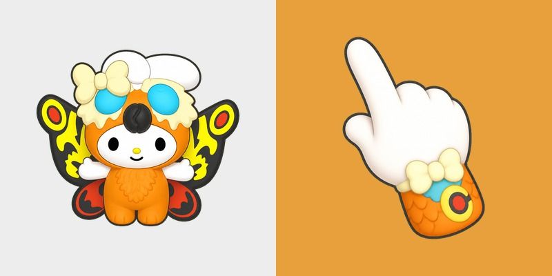 McDonalds My Melody Mothra