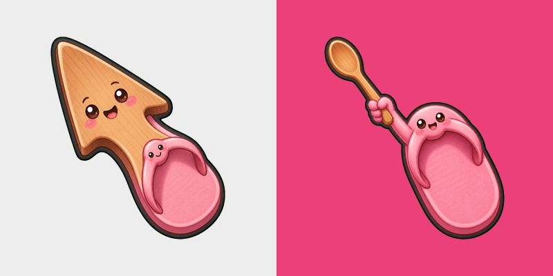 Meme Cute La Chancla Wooden Spoon and Slipper Slap Meme