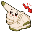 Meme Cute Nike 52 Week Low Pointer