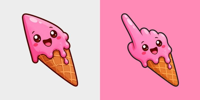 Meme Cute Rebel Ice Cream