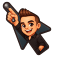 Meme Cute Robbie Williams Mic Pointer