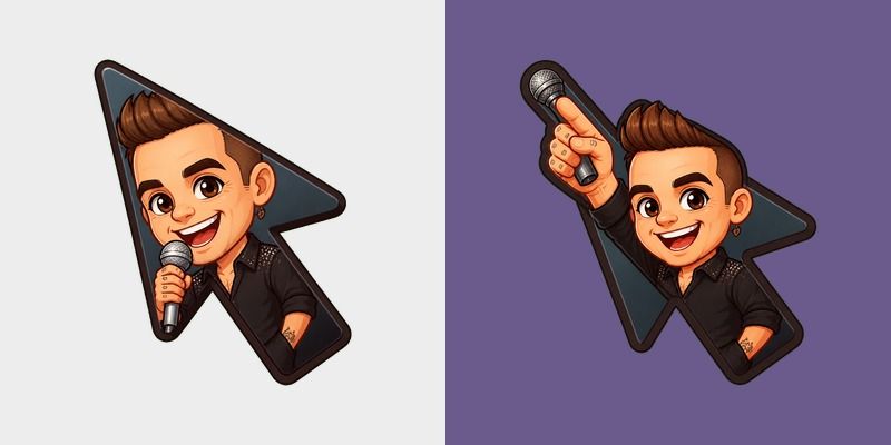 Meme Cute Robbie Williams Mic