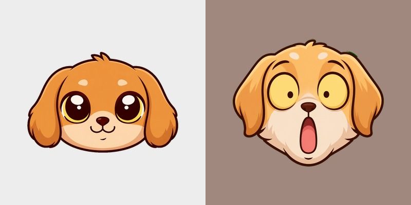 Meme Cute Shocked Dog