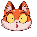 Meme Cute Shocked Fox Pointer