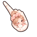 Meme Cute VSCO Girl Cloud Grande Perfume Pointer
