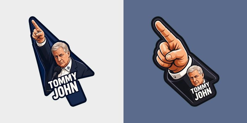 Meme Tommy John custom cursor pack preview for Chrome, Edge and Windows
