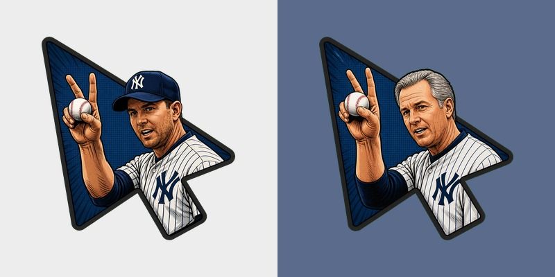 Meme Tommy John Peace Ball custom cursor pack preview for Chrome, Edge and Windows