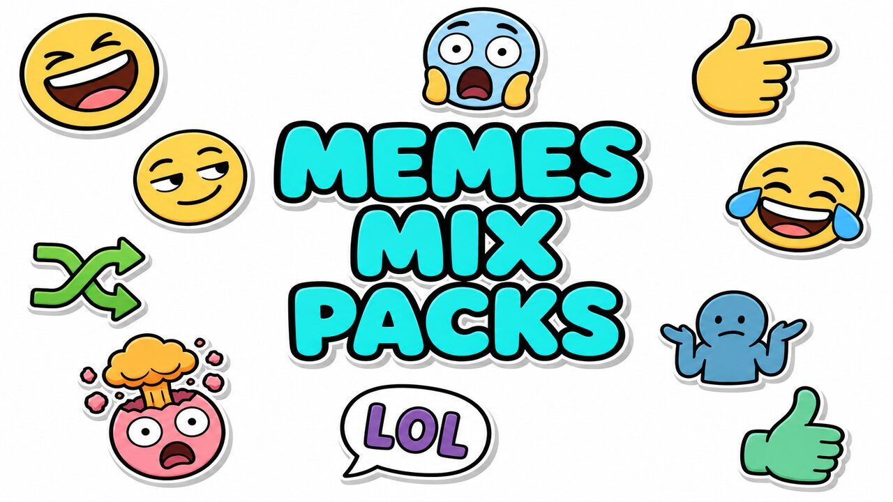 Memes Mix Packs - Custom cursor collection preview