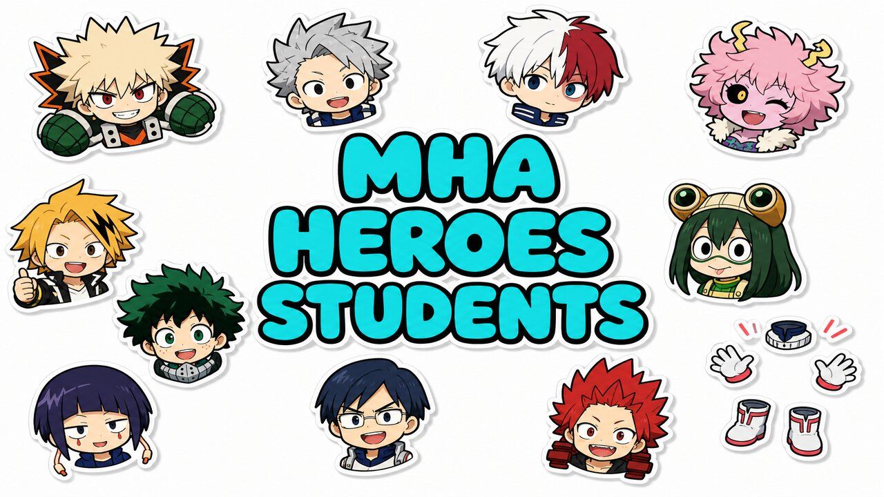 MHA Heroes Students - Custom cursor collection preview