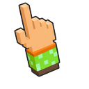 Minecraft Alex and Creeper Pointer