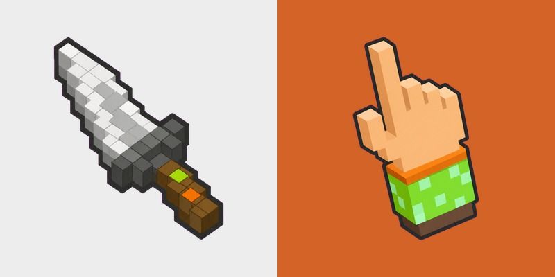 Minecraft Alex and Creeper
