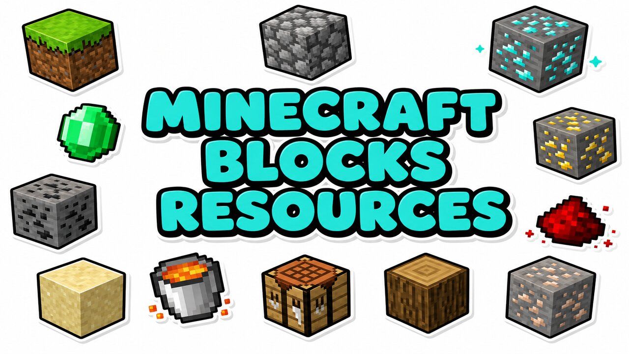 Minecraft Blocks & Resources - Custom cursor collection preview