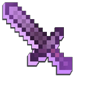 Minecraft Enchanted Book Netherite Sword Default