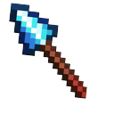 Minecraft Enchanted Diamond Netherite Spear Default
