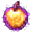 Minecraft Enchanted Golden Apple and Sword Pointer