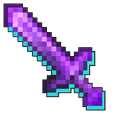 Minecraft Enchanted Netherite Sword and Upgrade Template Default