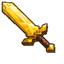 Minecraft Golden Sword Creeper Head Default