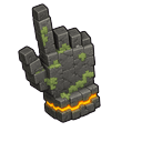 Minecraft Mossy Stone Golem Pointer