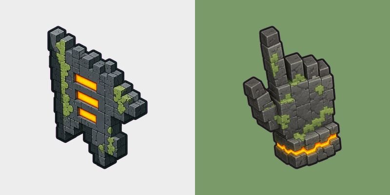 Minecraft Mossy Stone Golem