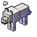 Minecraft Pale Wolf Tamed Wolf Default