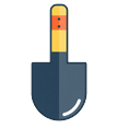 Minimal Garden Shovel Cursor Pointer