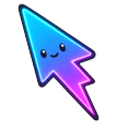 Minimal Gradient Neon Bolt Default