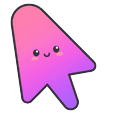Minimal Gradient Pink Heart Default