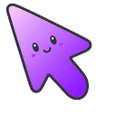 Minimal Gradient Purple Star Default