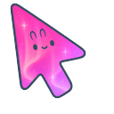 Minimal Gradient Rose Bunny Default
