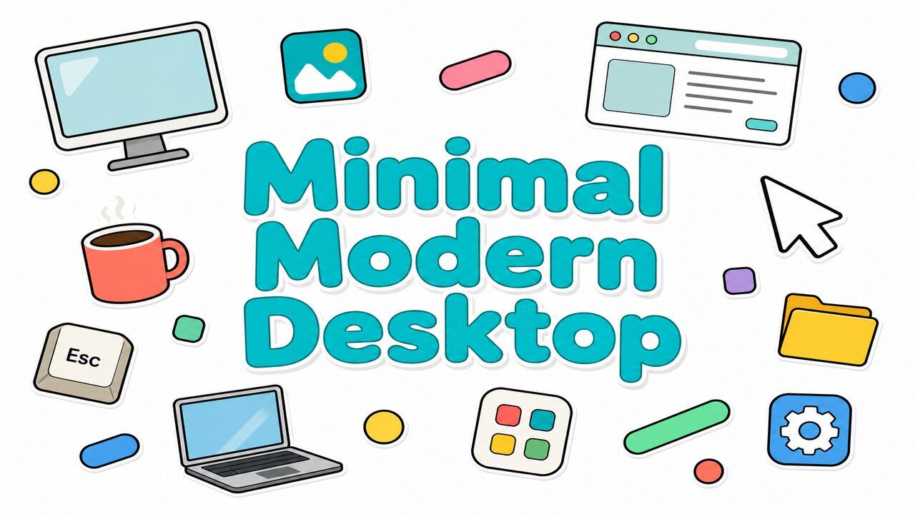 Minimal Modern Desktop - Custom cursor collection preview