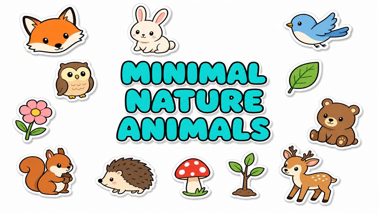 Minimal Nature & Animals - Custom cursor collection preview