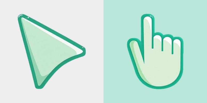 Mint Gel Bubble Cursor