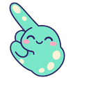 Mint Kawaii Dino Pointer