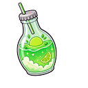 Mint Lime Sip Cursor Pointer