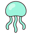 Mint Ponyo Jellyfish Default